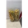 Image 11 : Assorted Christmas Decor: Santa Figures, Tinsel Garland, Angel Tree Topper, Lights, Ornaments