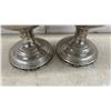 Image 4 : Four Antique Nickel-Plated Kerosene Aladdin Oil Lamps with Pierced Bases, No Chimneys