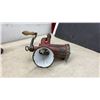 Image 3 : Vintage: Meat Grinder Patented 1899, Butcher’s Tape Dispenser and Hand Mixer
