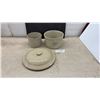 Image 1 : Medalta Potteries Ltd. Medicine Hat Alberta Stoneware Crocks and Lid