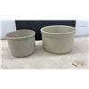Image 3 : Medalta Potteries Ltd. Medicine Hat Alberta Stoneware Crocks and Lid