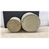 Image 5 : Medalta Potteries Ltd. Medicine Hat Alberta Stoneware Crocks and Lid