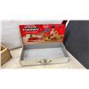 Image 6 : Vintage American Toy and Furniture Co. Junior Carpenters Tool Chest, Display Case, and Wooden Boxes