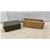 Image 7 : Vintage American Toy and Furniture Co. Junior Carpenters Tool Chest, Display Case, and Wooden Boxes