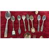 Image 5 : Antique and Vintage Silver-Tone Souvenir and Collector Spoons and Forks