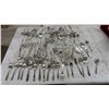 Image 1 : Silver-Plated Flatware, Spoons, Forks, Knives, Servers