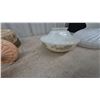 Image 4 : Assorted Vintage Light Fixtures and Shades: Floral Glass Shade, Swirl Glass Shade