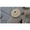 Image 9 : Assorted Vintage Light Fixtures and Shades: Floral Glass Shade, Swirl Glass Shade