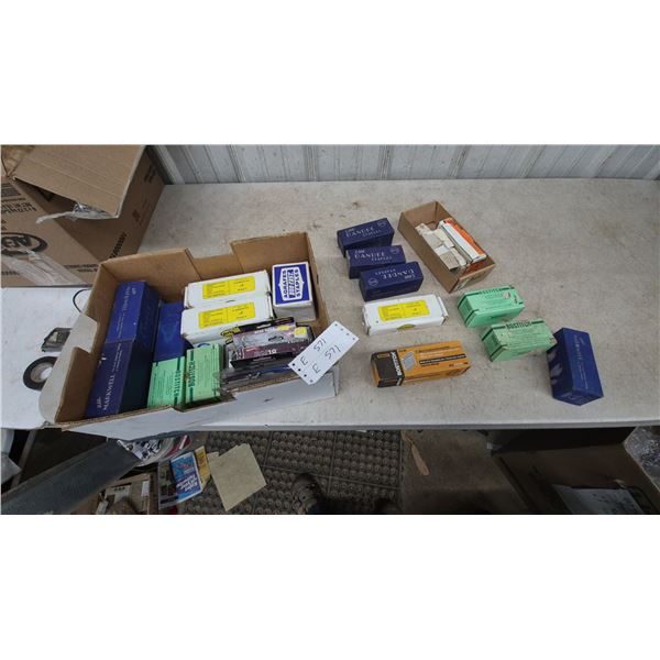 Assorted Bostitch, Markwell, and Duo-Fast Staples and Fasteners