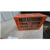 Image 11 : Five Orange Metal Multi-Drawer Small Parts Organizers with Clear Plastic Drawers all with hardware