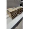 Image 4 : Two Wooden Multi-Drawer Cabinets, 16”×18”×12”
