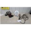 Image 1 : Submersible Pump, Portable Electric Heater, and Work Light with Long Cord