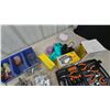 Image 3 : Assorted Hand Tools, Hardware, and Safety Gear Incl. Encon Goggles, Socket and Screwdriver Set