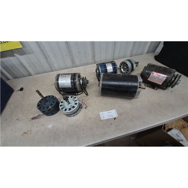 Assorted Electric Motors Including Dayton Split-Phase Fan and Blower Motor 1/2 Horsepower