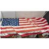 Image 3 : 2 US Flags, 1 Weathered with Rips