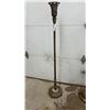 Image 8 : Three Vintage Torchiere Floor Lamp Bases with Brass and Marble Construction, No shades