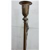 Image 7 : 3 Antique Ornate Cast Brass and Bronze Torchiere Floor Lamps, Early 20th Century, No Shades