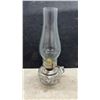 Image 4 : FourAntique Clear Glass Kerosene Oil Lamps Including Victoria Finger Lamp and Parlor Lamp, 1