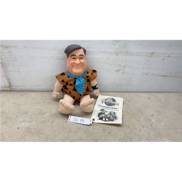 1993 Talking Fred-The Flintstones by Mattel, Doesn't Work when batteries are put in, with