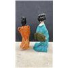 Image 6 : Japanese Figures in Cases, Ornaments, Vase
