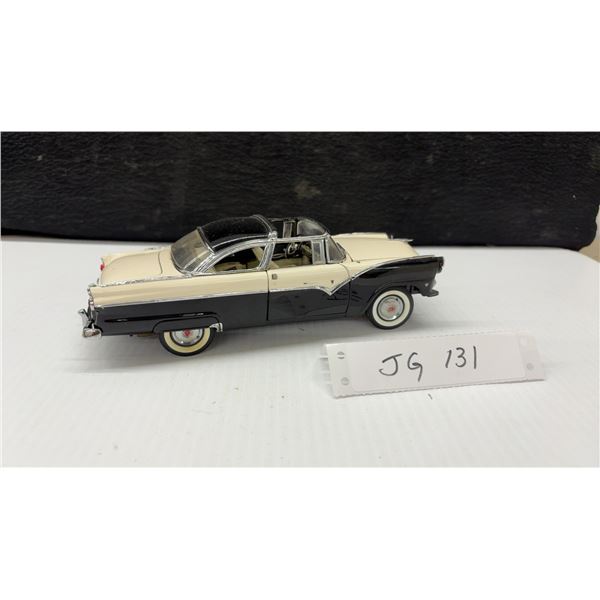 1955 Ford Fairlane Crown Victoria Die-Cast by Danbury Mint, Not Complete, Missing Tire, Bumper