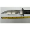 Image 3 : Cobra 1980s Survival Knife with Water-Tight Screwable Butt-Cap, Sheath, Mini Survival Kit and