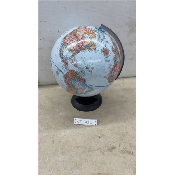 Replogle 12” World Classic Series Political Globe with Black Plastic Stand