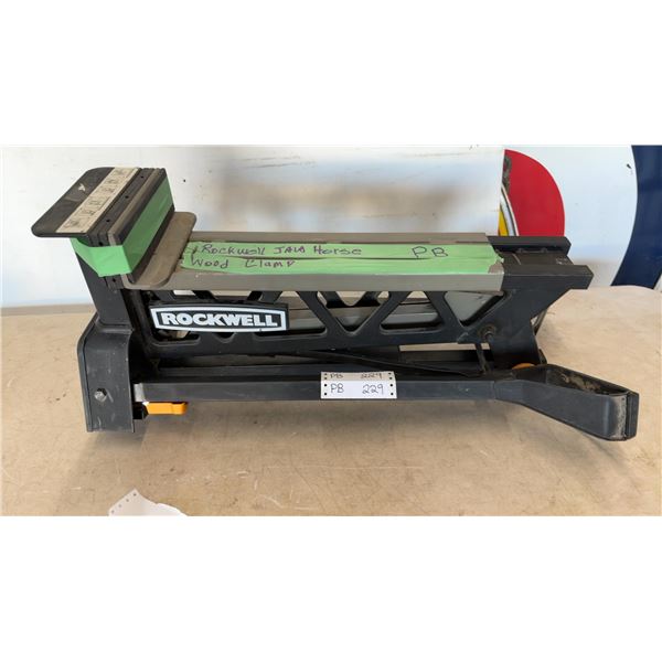 Rockwell Jawhorse Wood Clamp with Clamping and Releasing Instructions