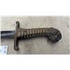 Image 2 : Antique Lion Head Hilt Short Sword/Dagger 18”