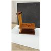 Image 10 : Handmade Roatan Honduras Mahogany, Rosewood Bowl and Adjustable Wooden Book Rack by Alex Seymour