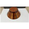 Image 3 : Handmade Roatan Honduras Mahogany, Rosewood Bowl and Adjustable Wooden Book Rack by Alex Seymour