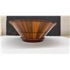 Image 5 : Handmade Roatan Honduras Mahogany, Rosewood Bowl and Adjustable Wooden Book Rack by Alex Seymour