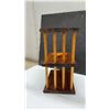 Image 8 : Handmade Roatan Honduras Mahogany, Rosewood Bowl and Adjustable Wooden Book Rack by Alex Seymour