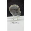 Image 1 : Clear Glass Display Head Mannequin for Hats, Wigs, and Headphones