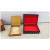 Image 2 : Six Wooden Keepsake Boxes, Cedar Lined, Dovetail, Carved