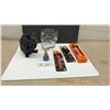 Image 1 : Halloween Lot: Candles, Rat, Pens, Glass and Skull