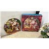 Image 12 : Assorted Christmas Décor Including Wreath, Nativity Scene, Nutcracker, Snowman Candle Holder