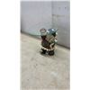 Image 7 : Assorted Christmas Décor Including Wreath, Nativity Scene, Nutcracker, Snowman Candle Holder
