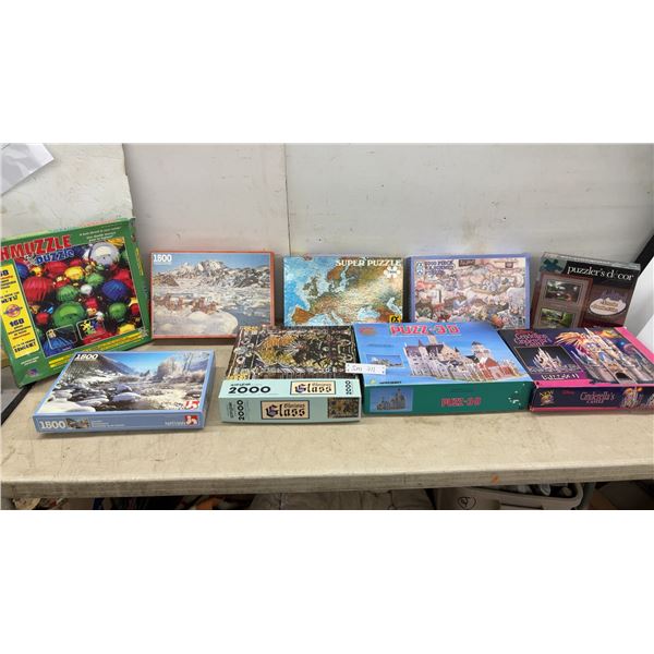 Jigsaw Puzzles Including FX Schmid 2000-Piece Super Puzzle Europe Map, Puzz-3D