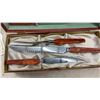 Image 3 : Crown Crest Stainless Cutlery Set, Cut Glass Bowls, Swan Bookends