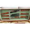 Image 4 : Crown Crest Stainless Cutlery Set, Cut Glass Bowls, Swan Bookends