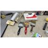 Image 3 : Painting Supplies, Spray Paint (25 -50% Full), Rollers, Brushes, Scrapers, Hand Tools, Tote