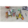 Image 6 : Painting Supplies, Spray Paint (25 -50% Full), Rollers, Brushes, Scrapers, Hand Tools, Tote