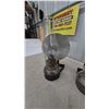 Image 4 : Four Oil Lamps: Wall-Mount Reflector Lamp, Wall-Mount Lamp, Green Base Lamp, and Metal Base Lamp