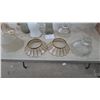 Image 2 : Assorted Glass and Metal Light Shades: Clear, Frosted, White, Amber, and Scalloped