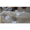 Image 3 : Assorted Glass and Metal Light Shades: Clear, Frosted, White, Amber, and Scalloped