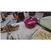 Image 6 : Two Electric Warming Trays, Assorted Silverware, and Macrame Plant Hanger