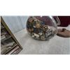 Image 2 : Vintage Button Collection: Multi-Drawer Organizer with Clear Bins and Large Glass Jar of Buttons