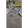Image 6 : 4 Assorted Garden Statues: Fisherman, Girl with Puppy, Girl with Kitten, and Angel. Biggest 33”