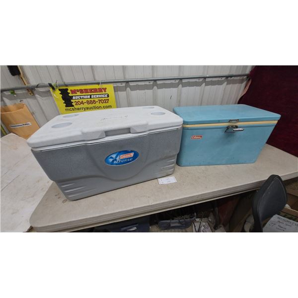 Coleman Xtreme Cooler and Vintage Coleman Cooler